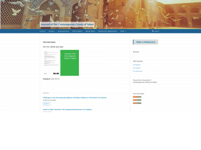 contemporarystudyofislam.org snapshot