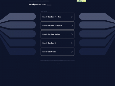 readysetbox.com snapshot