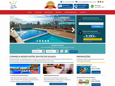 hoteldelreyfoz.com.br snapshot