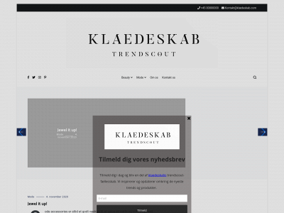 klaedeskab.com snapshot