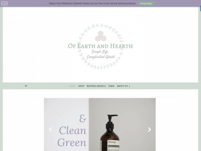 ofearthandhearth.com snapshot