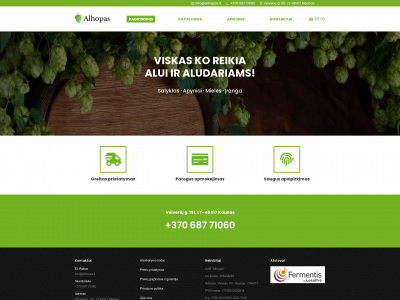 alhopas.lt snapshot