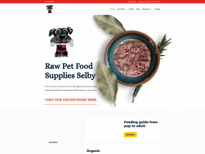 rawpetfoodsuppliesselby.co.uk snapshot
