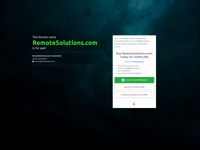 remotesolutions.com snapshot