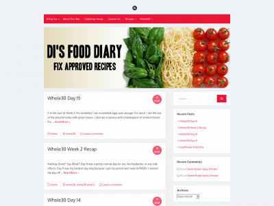 disfooddiary.com snapshot