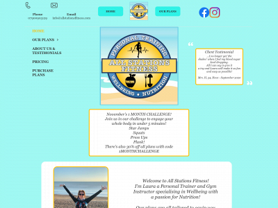 allstationsfitness.com snapshot