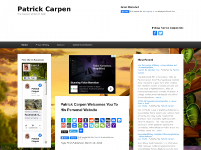 patrickcarpen.com snapshot