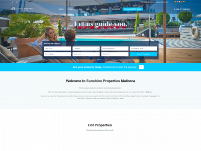 sunshinepropertiesmallorca.com snapshot