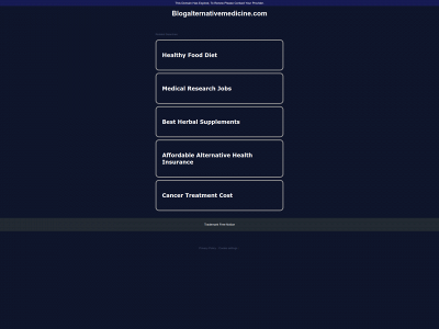 blogalternativemedicine.com snapshot