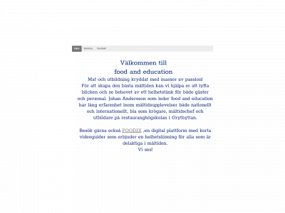 foodandeducation.se snapshot