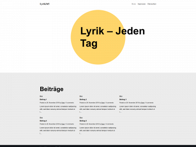 lyrik365.de snapshot