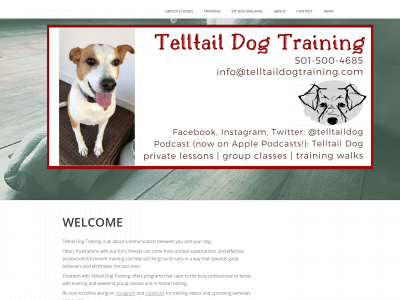 telltaildogtraining.com snapshot