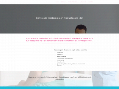 www.myocentrodefisioterapia.es snapshot