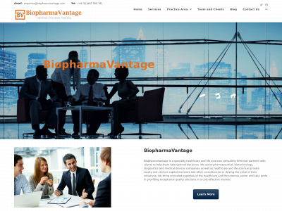 biopharmavantage.com snapshot