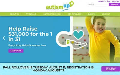 www.autismup.org snapshot