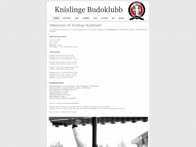 knislingebudoklubb.se snapshot