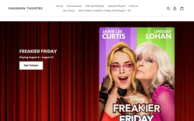 www.shannontheatre.com snapshot