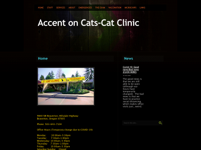 thecatclinic.org snapshot