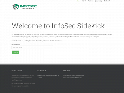 infosecsidekick.com snapshot
