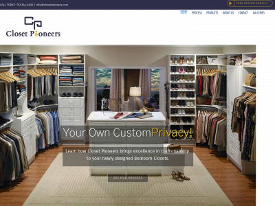 closetpioneers.com snapshot
