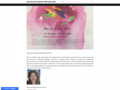 marielangarttherapist.weebly.com snapshot
