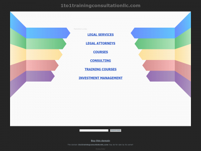 1to1trainingconsultationllc.com snapshot