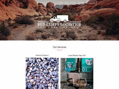 redcliffslogistics.com snapshot