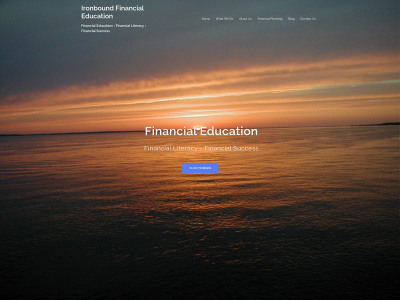 ironboundfinancialeducation.com snapshot