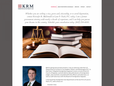 kmcdonald-law.com snapshot