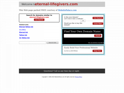 www.eternal-lifegivers.com snapshot