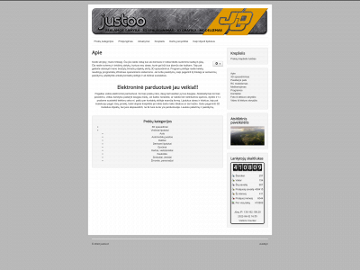 justoo.lt snapshot