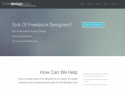 tintindesign.com snapshot