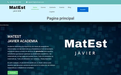 matestjavier.com snapshot