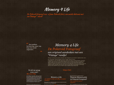 memory4life.nl snapshot