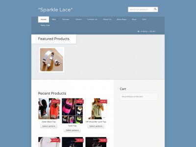 sparklelace.com snapshot