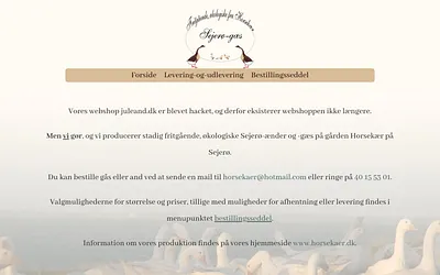 juleand.dk snapshot