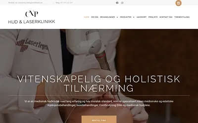 cnp-hudoglaserklinikk.no snapshot