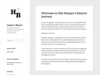 theharpersbizarre.com snapshot