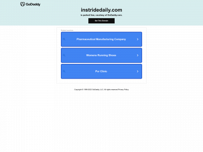 instridedaily.com snapshot