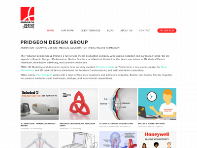 pridgeondesign.com snapshot