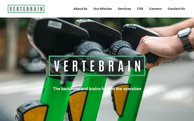 vertebrain.co.uk snapshot