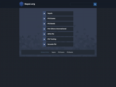 kepsi.org snapshot
