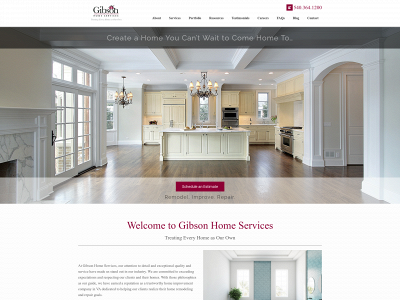 gibsonhomeservices.com snapshot