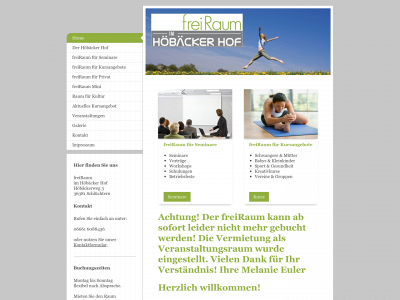 www.freiraum-im-hoebaecker-hof.de snapshot