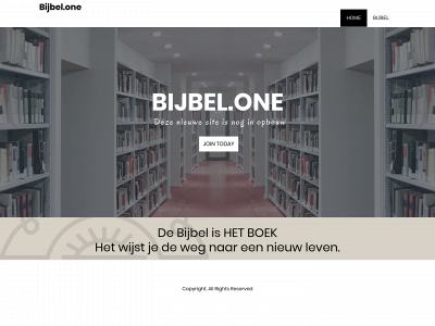 bijbel.one snapshot