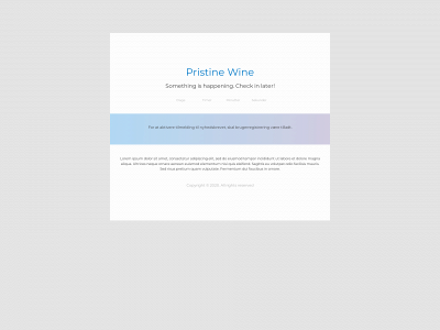pristinewine.dk snapshot