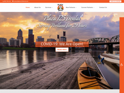 plaza125dental.com snapshot