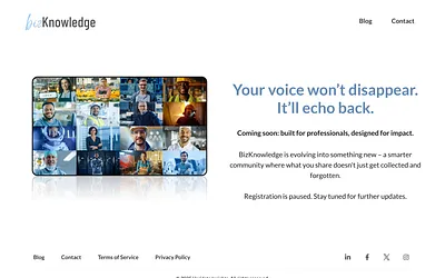 bizknowledge.com snapshot