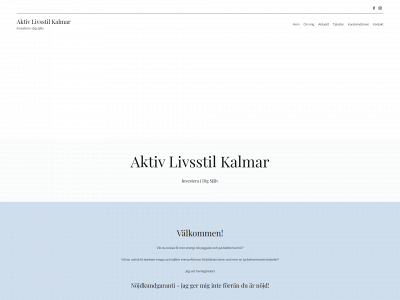 aktivlivsstilkalmar.se snapshot