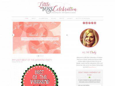 littlemisscelebration.com snapshot